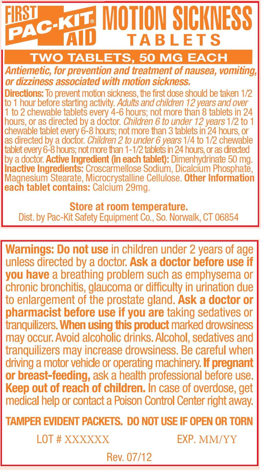 PhysiciansCare Dimenhydrinate